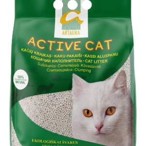 nedulkantis bentonitinis sušokantis kačių kraikas active cat 5l